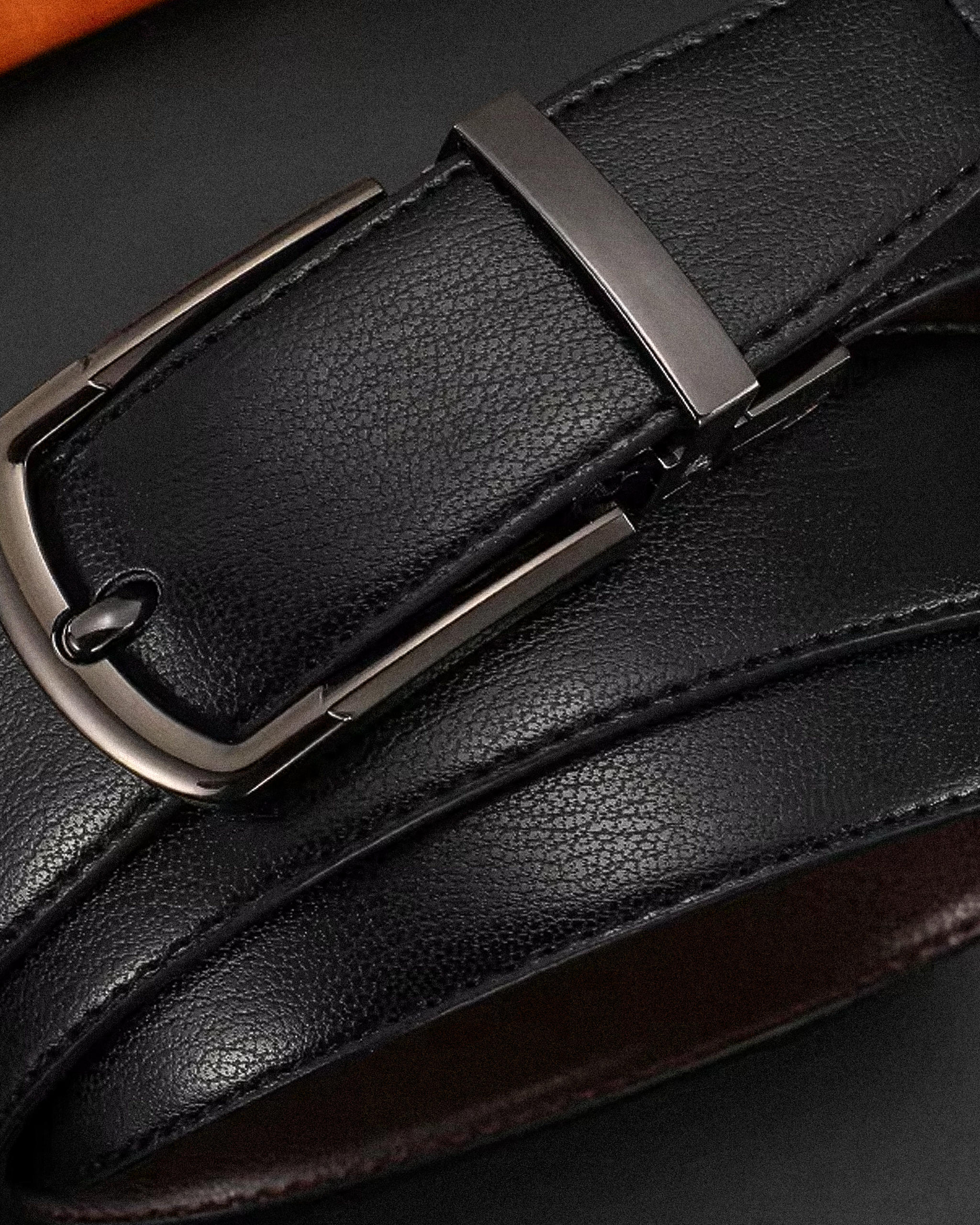 Double-Sided Leather Belt