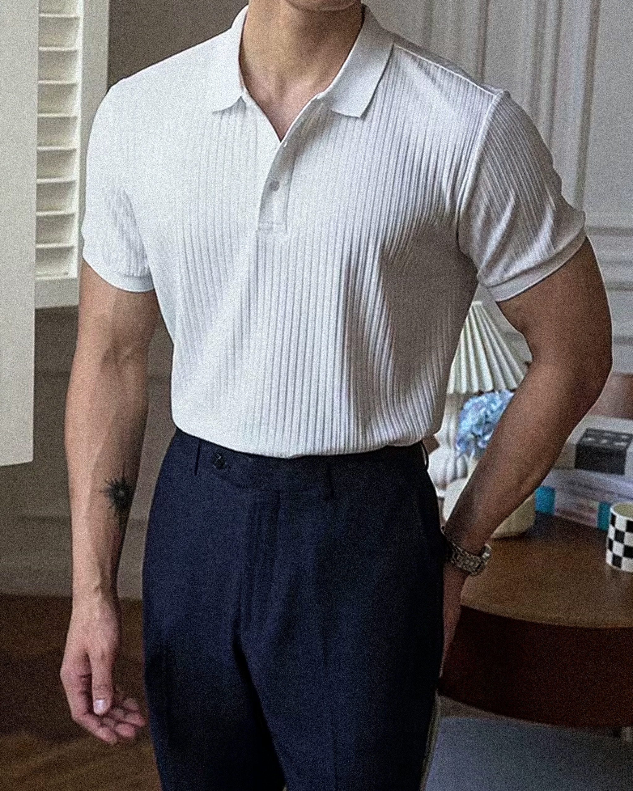 Vertical Texture Polo