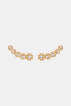 Brinco Ear Cuff 5 Pedras Zircônia