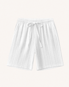 Textured Casual Shorts