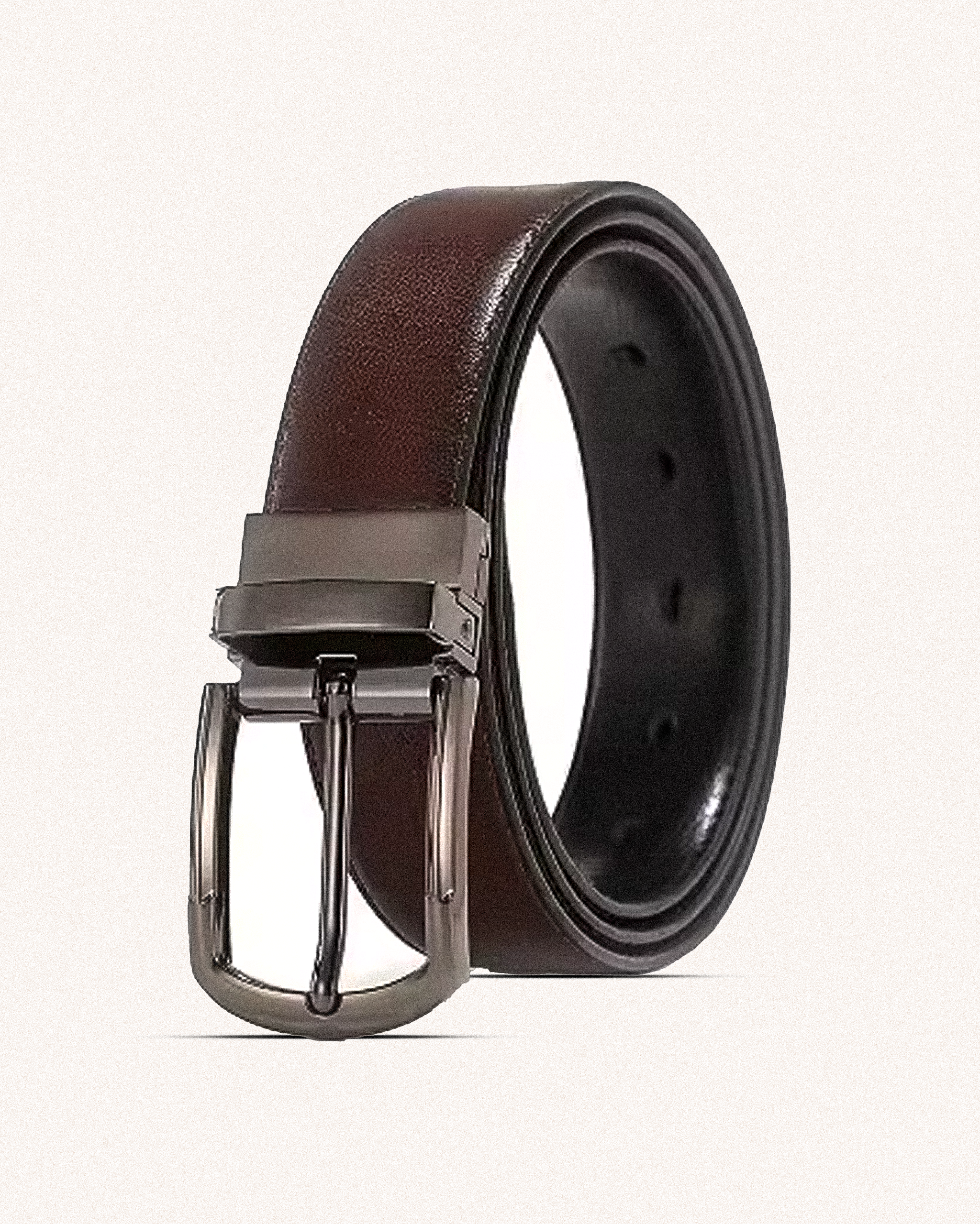 Double-Sided Leather Belt