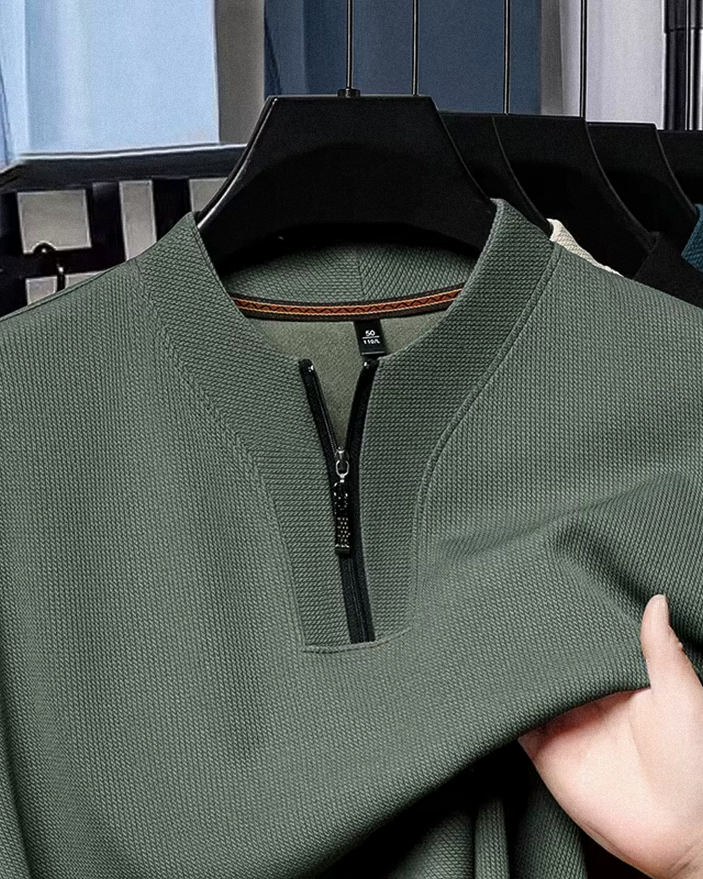 Zip Collar Polo