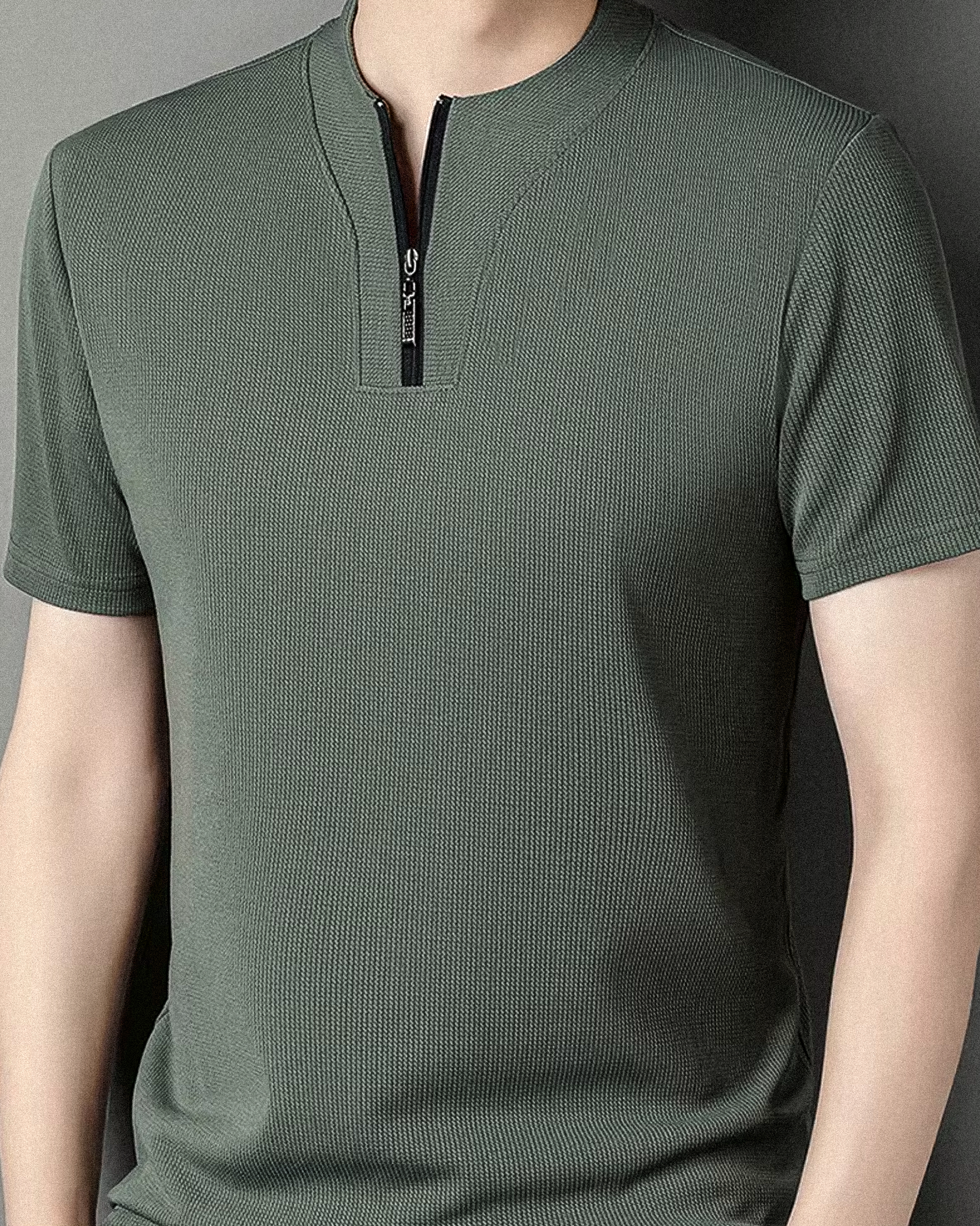 Zip Collar Polo