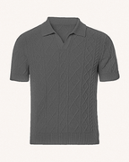 Cable Knit Polo