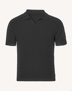 Cable Knit Polo