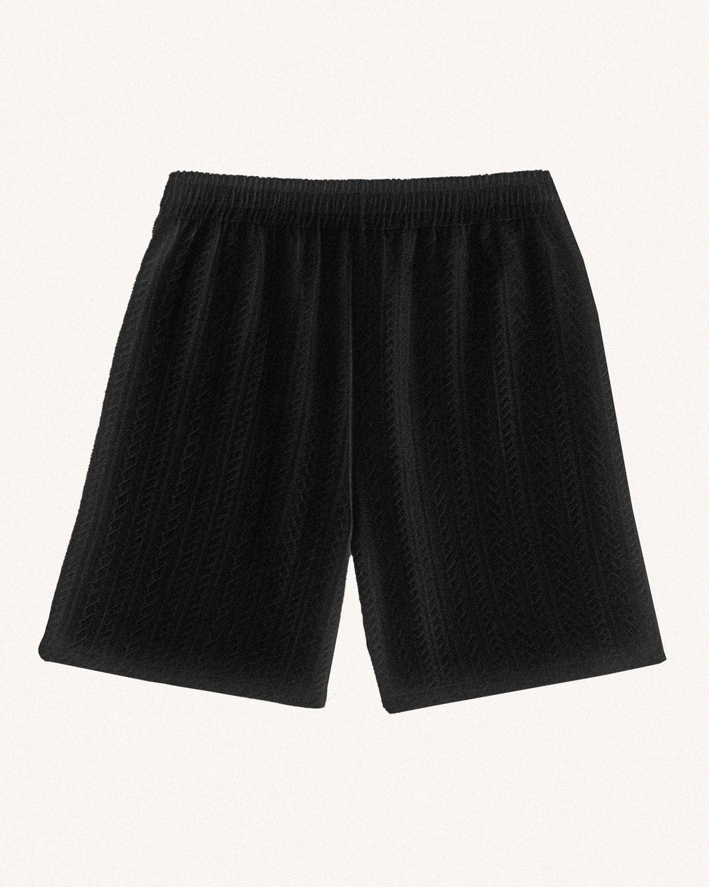 Textured Casual Shorts